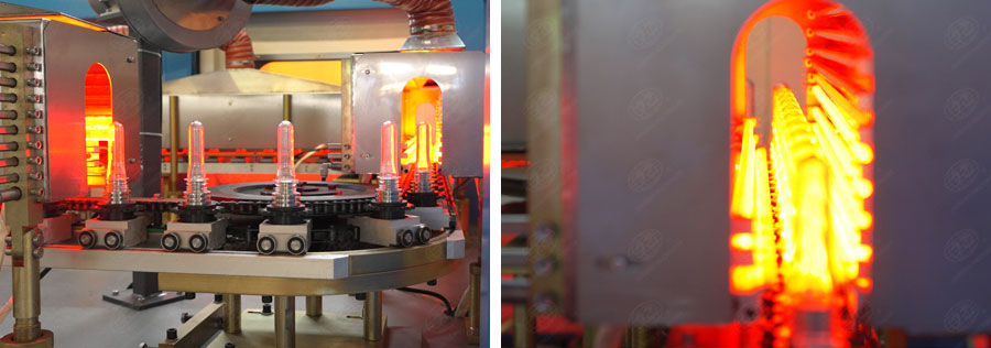 六腔直線式吹瓶機(jī) 六腔直線式吹瓶機(jī)